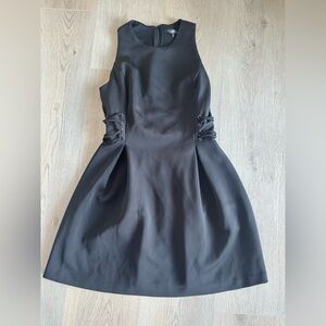 Dynamite Black Mini Dress with Lace-Up Detail